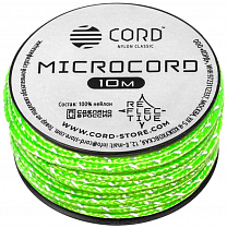 Микрокорд Cord 10м светоотражающий Neon Green