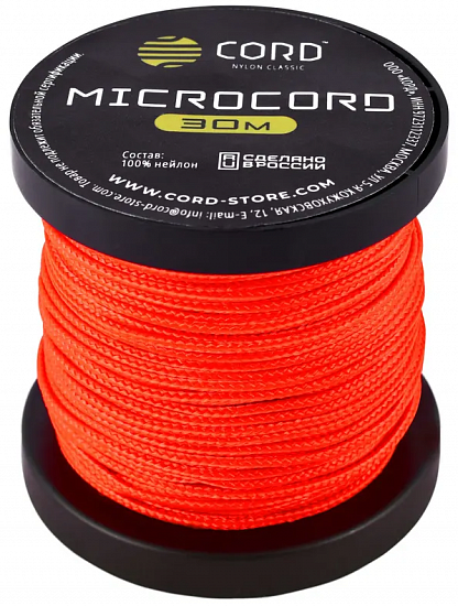 Микрокорд Cord 30м Neon Orange - Фото 1 большая