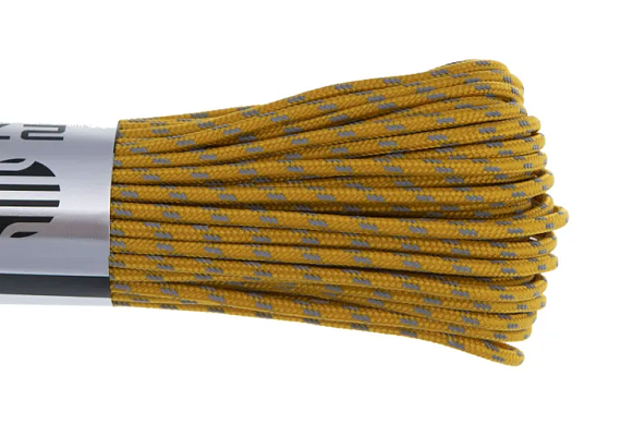 Паракорд Cord 275 Мини 10м световозвращающий Gold - Фото 2 большая