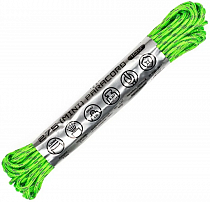 Паракорд Cord 275 Мини 10м световозвращающий Neon Green
