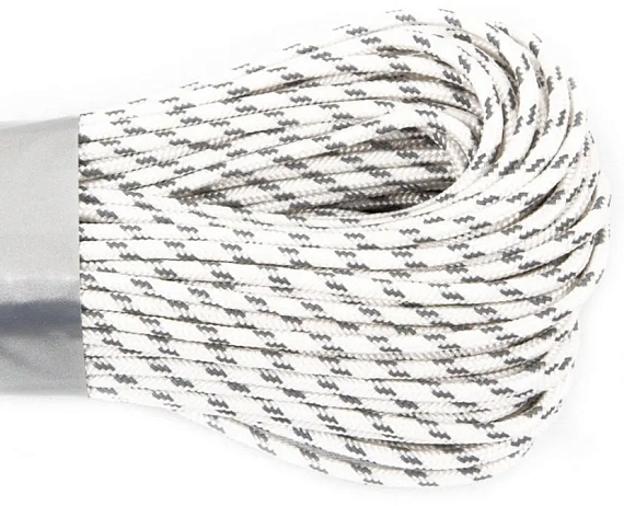 Паракорд Cord 275 Мини 30м световозвращающий White - Фото 2 большая