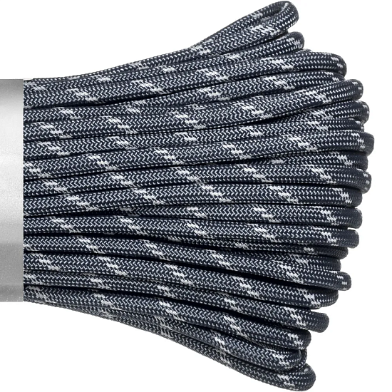 Паракорд Cord 550 10м световозвращающий Dark Navy - Фото 2 большая
