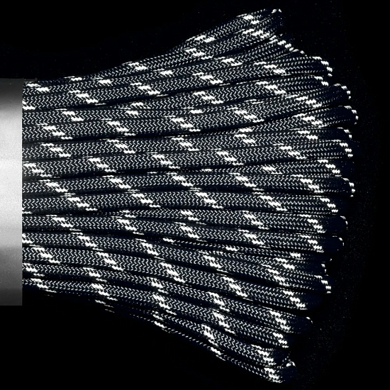 Паракорд Cord 550 10м световозвращающий Dark Navy - Фото 3 большая