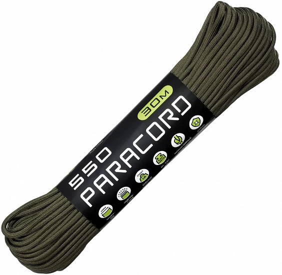 Паракорд Cord 550 30м Olive - Фото 1 большая
