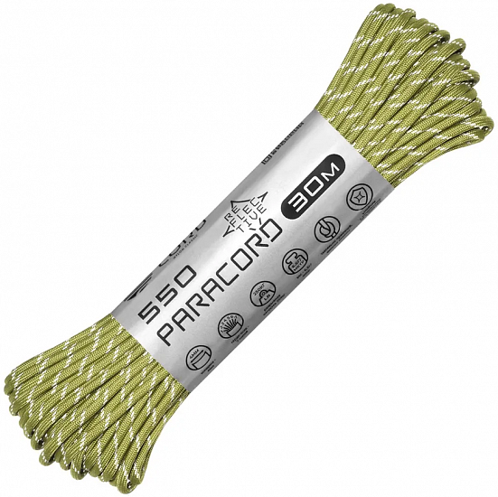 Паракорд Cord 550 30м световозвращающий Moss - Фото 1 большая