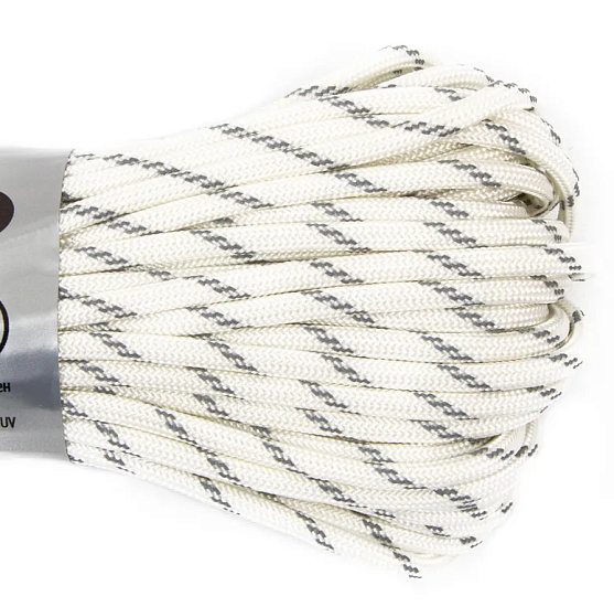 Паракорд Cord 550 30м световозвращающий White - Фото 2 большая