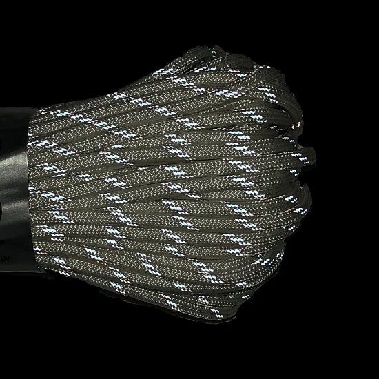 Паракорд Cord 550 30м световозвращающий White - Фото 3 большая