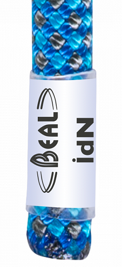 Верёвка Beal Stinger III Dry Unicore 9,4 мм/80 м Blue - Фото 5 большая