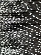 Репшнур Lanex ПБС ПЭ светоотражающий 2мм/1м Черный