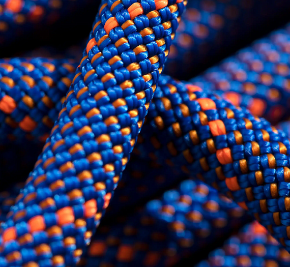 Верёвка Mammut Crag Sender Dry 9мм/1м Ice/Sunrise - Фото 3 большая