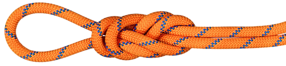 Верёвка Mammut Alpine Sender Dry 9мм/60м Sunrise/Ice - Фото 1 большая