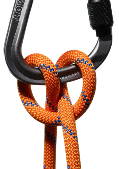 Верёвка Mammut Alpine Sender Dry 9мм/60м Sunrise/Ice - Фото 2 большая