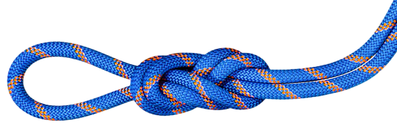 Верёвка Mammut Alpine Sender Dry 9мм/60м Ice/Sunrise - Фото 1 большая