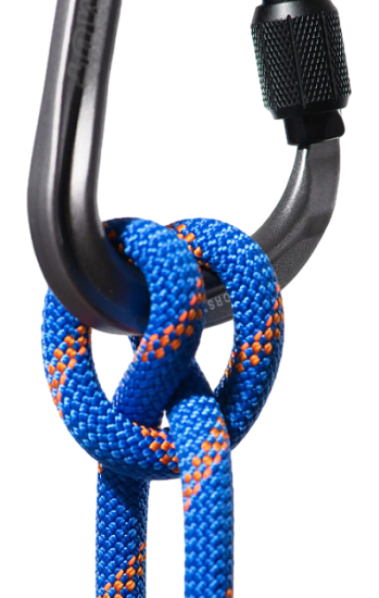 Верёвка Mammut Alpine Sender Dry 9мм/60м Ice/Sunrise - Фото 2 большая