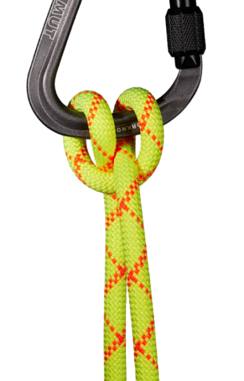 Верёвка Mammut Alpine Core Protect Dry 9,5мм/60м Halo/Vibrant Orange - Фото 2 большая