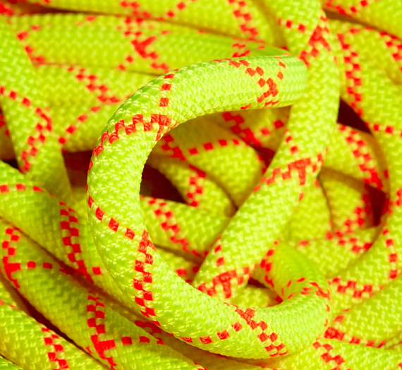 Верёвка Mammut Alpine Core Protect Dry 9,5мм/60м Halo/Vibrant Orange - Фото 3 большая