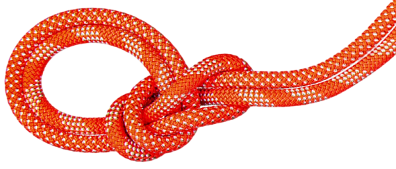 Верёвка Mammut Crag Classic 9,8мм/60м Orange/White - Фото 1 большая