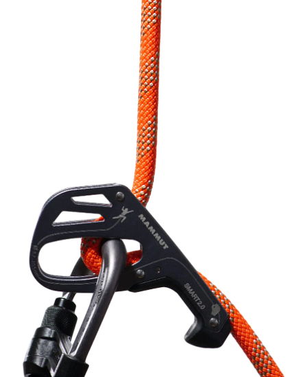 Верёвка Mammut Crag Classic 9,8мм/60м Orange/White - Фото 3 большая