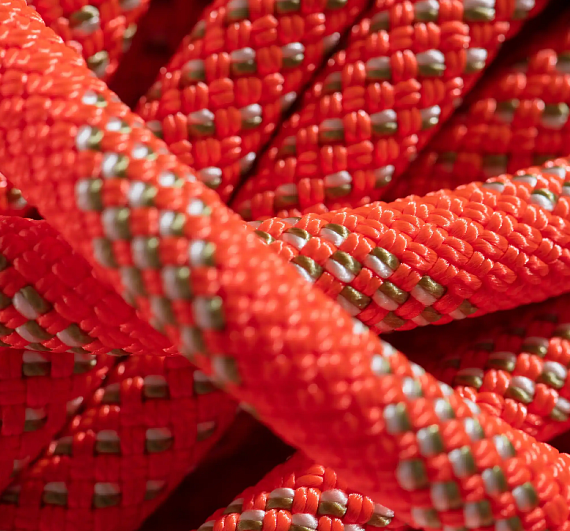 Верёвка Mammut Crag Classic 9,8мм/60м Orange/White - Фото 4 большая