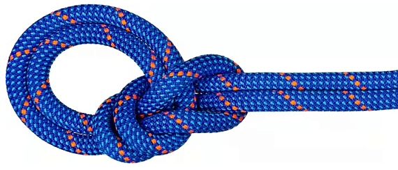 Верёвка Mammut Crag Dry 9,5мм/80м Blue/Ocean - Фото 1 большая
