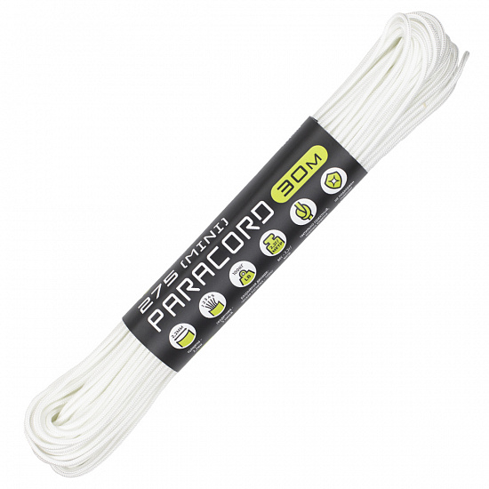 Паракорд Cord 275 Мини 30м White - Фото 1 большая