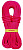 Веревка Tendon Master TeFIX CS 9,7мм/60м Pink - Фото 1 малая