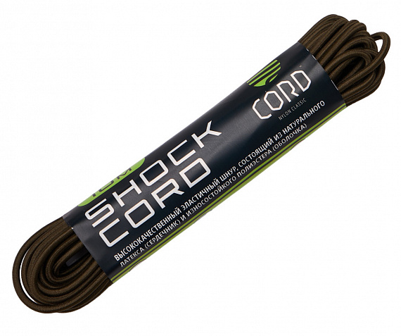 Паракорд Cord Elastic Shock (резинка) 10м Olive - Фото 1 большая