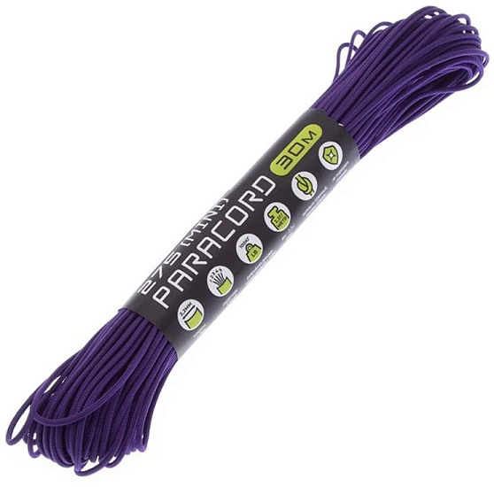 Паракорд Cord 275 Мини 30м Purple - Фото 1 большая