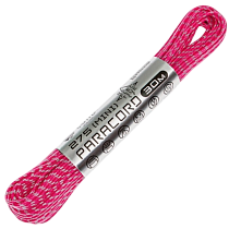 Паракорд Cord 275 Мини 30м световозвращающий Neon pink