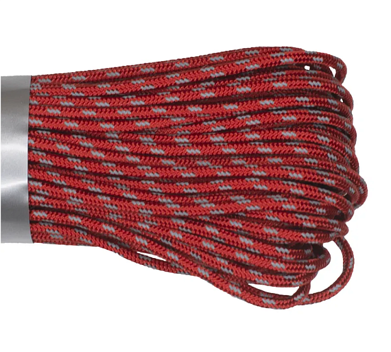 Паракорд Cord 275 Мини 30м световозвращающий Red - Фото 5 большая