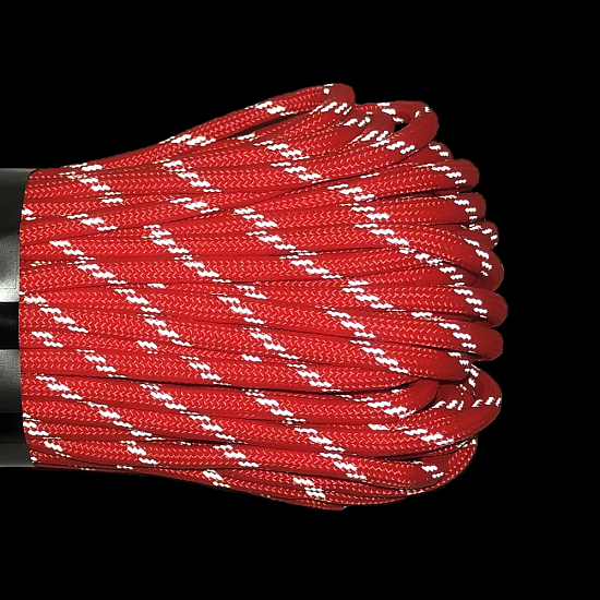 Паракорд Cord 550 30м световозвращающий Neon orange - Фото 4 большая