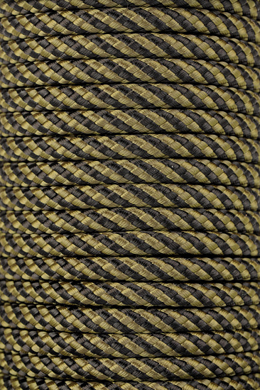 Репшнур Lanex Static 6мм/1м Черный/Зеленый - Фото 1 большая