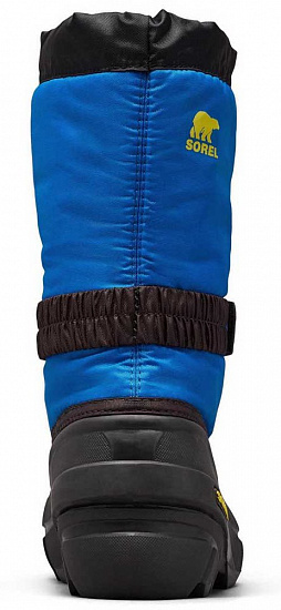 Сапоги детские Sorel Flurry Dtv Black/Super Bl - Фото 4 большая