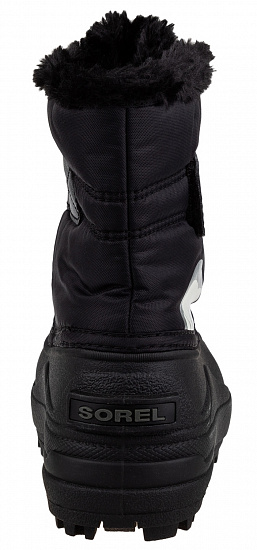 Сапоги детские Sorel Snow Commander Black/Charcoal - Фото 4 большая