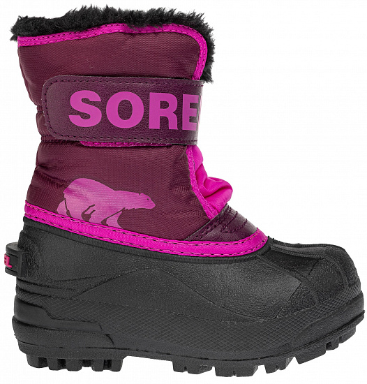 Сапоги детские Sorel Snow Commander Purple Dahlia - Фото 1 большая