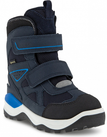 Ботинки детские Ecco Snow Mountain Blue/Black - Фото 1 большая