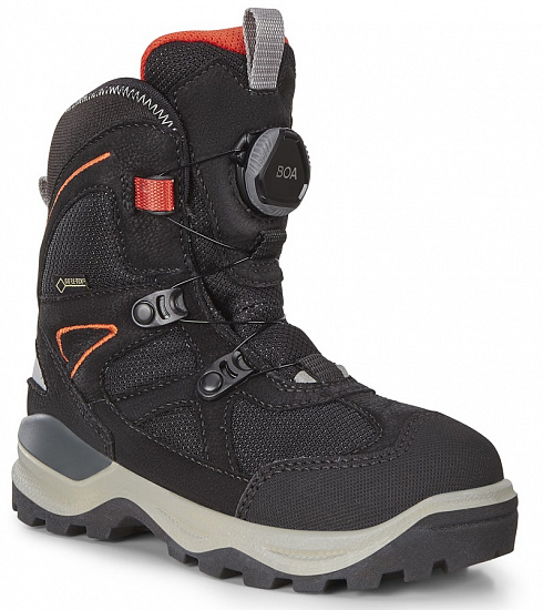 Ботинки детские Ecco Snow Mountain Black - Фото 1 большая