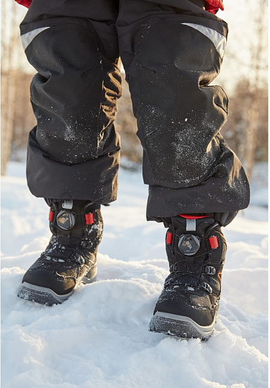 Ботинки детские Ecco Snow Mountain Black - Фото 9 большая