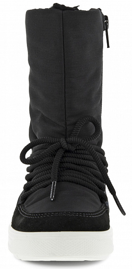 Сапоги детские Ecco Urban Snowboarder Black - Фото 4 большая