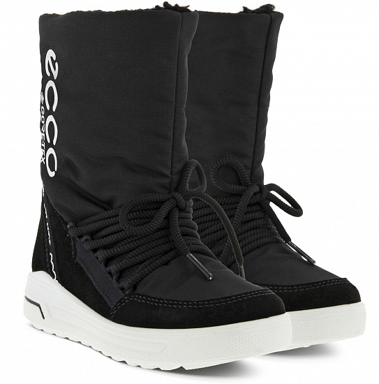 Сапоги детские Ecco Urban Snowboarder Black - Фото 8 большая