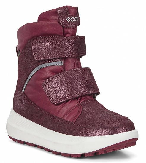Ботинки детские Ecco Solice Bordo - Фото 1 большая
