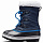 Ботинки детские Sorel Childrens Yoot Pac Nylon Collegiate Navy - Фото 6 малая