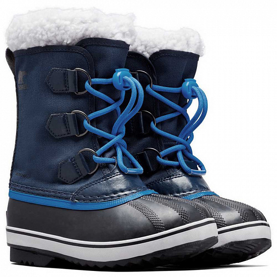 Ботинки детские Sorel Childrens Yoot Pac Nylon Collegiate Navy - Фото 5 большая