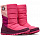 Ботинки детские Sorel Whitney Mid Rosewater/Ultra Pink - Фото 2 малая