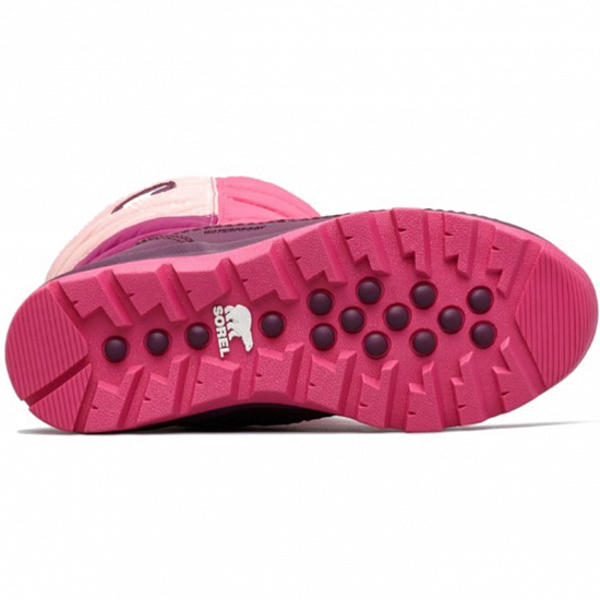 Ботинки детские Sorel Whitney Mid Rosewater/Ultra Pink - Фото 3 большая