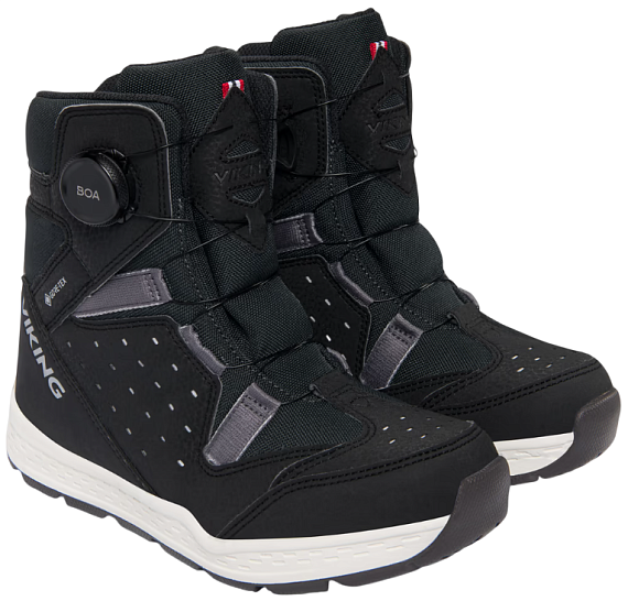 Ботинки детские Viking Espo Reflex Warm Gtx Boa Black/Black - Фото 4 большая