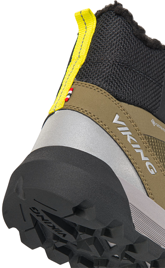Ботинки детские Viking Expower Warm Gtx Boa Khaki - Фото 6 большая