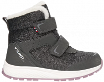Ботинки детские Viking Equip Warm Wp 2V Charcoal/Dusty Pink