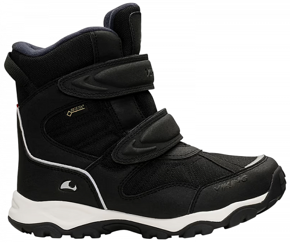 Ботинки детские Viking Beito Warm Gtx 2V Black - Фото 1 большая