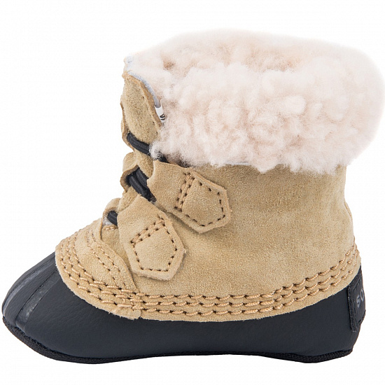 Ботинки детские Sorel Caribootie Curry/Black - Фото 3 большая